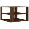 Stylish Brown Oak Coffee Table - 59.5x59.5x40 cm