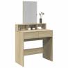  Dressing Table with Mirror Sonoma Oak 80x41x144.5 cm Colour sonoma oak Quantity in Package 1 