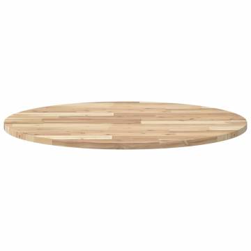 Table Top Round Ø80x2 cm Solid Acacia Wood | HipoMarket