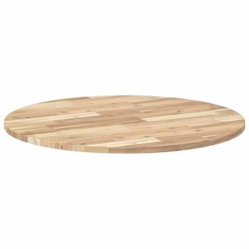 Table Top Round Ø80x2 cm Solid Acacia Wood | HipoMarket