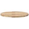 Table Top Round Ø80x4 cm Solid Wood Acacia - Durable & Stylish