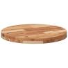 Table Top Round Ø50x4 cm Solid Wood Acacia - HipoMarket