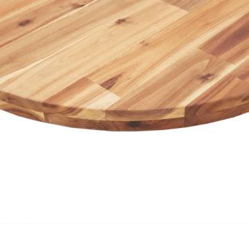 Table Top Round Ø50x4 cm Solid Wood Acacia - HipoMarket