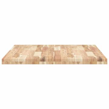 Rectangular Solid Wood Acacia Table Top - 100x80 cm