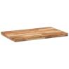 Table Top Rectangular 80x50 cm - Solid Wood Acacia