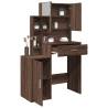  Dressing Table with Cabinet Brown Oak 80x35x132 cm Colour brown oak Quantity in Package 1 