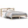 Solid Pine Bed Frame with Headboard 160x200 cm | HipoMarket