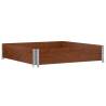 Pallet Collar Brown 100x100 cm - Durable Solid Pine Wood