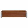 Pallet Collar Brown 100x100 cm - Durable Solid Pine Wood