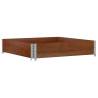 Pallet Collar Brown 100x100 cm - Durable Solid Pine Wood