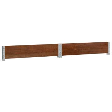 Pallet Collar Brown 100x100 cm - Durable Solid Pine Wood