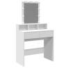 Stylish LED Dressing Table in White - 80x41x144.5 cm