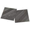 Self-adhesive PVC Flooring Planks - 55 pcs, 5.11 m², Grey Striped