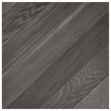 Self-adhesive PVC Flooring Planks - 55 pcs, 5.11 m², Grey Striped