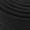 Boat Rope Full Black 12mm 100m Polypropylene - Durable & Versatile