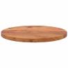 Round Solid Wood Acacia Table Top Ø50x3.8 cm - Hipo Market