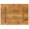 Rectangular Solid Wood Mango Table Top - 70x60x2.5 cm