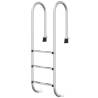 Durable 304 Stainless Steel Pool Ladder - 54x38x158 cm