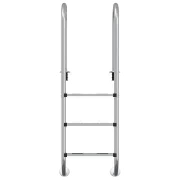 Durable 304 Stainless Steel Pool Ladder - 54x38x158 cm