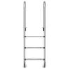 Durable 304 Stainless Steel Pool Ladder - 54x38x158 cm