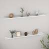 Wall Shelves 2 pcs High Gloss White 115x9x3 cm Colour high gloss white Size 115 x 9 x 3 cm Quantity in Package 2 Number of Pieces 1 