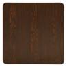 Elegant Bistro Table Dark Ash 60x60x107 cm | Hipo Market