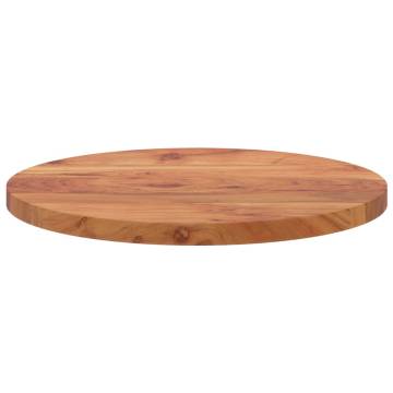 Round Solid Wood Acacia Table Top Ø40x3.8 cm - HipoMarket