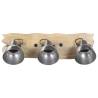 Industrial Wall Lamp Silver 68x23 cm E27 Mango Wood