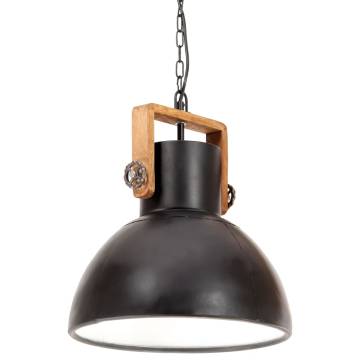 Industrial Hanging Lamp 25W - Black Round 40cm - E27