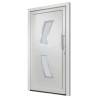 Elegant White Front Door 98x208 cm for Enhanced Security