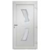 Elegant White Front Door 98x208 cm for Enhanced Security