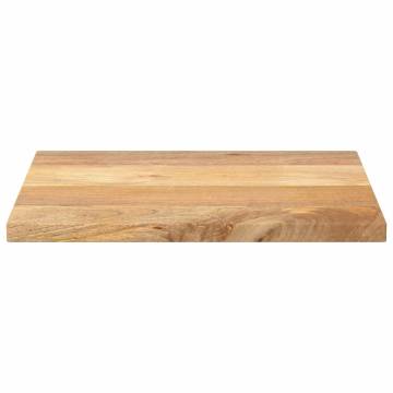 Solid Mango Wood Table Top 60x50 cm - Rustic Charm