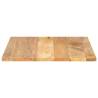 Table Top 70x70 cm - Solid Wood Mango for Rustic Charm