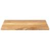 Solid Wood Mango Table Top 90x50x3.8 cm - Rustic Charm