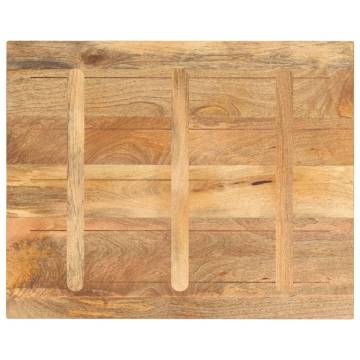 Rectangular Solid Wood Mango Table Top - 90x80 cm | HipoMarket