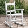  Rocking Chair for Children White Solid Wood Poplar Colour white Quantity in Package 1 