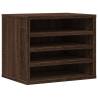 Brown Oak Desk Organiser - Durable & Stylish Storage Solution