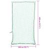 High-Quality Green Trailer Net with Elastic Rope - 4x2 m