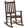 Brown Solid Wood Rocking Chair for Children | Durable Design