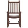 Brown Solid Wood Rocking Chair for Children | Durable Design