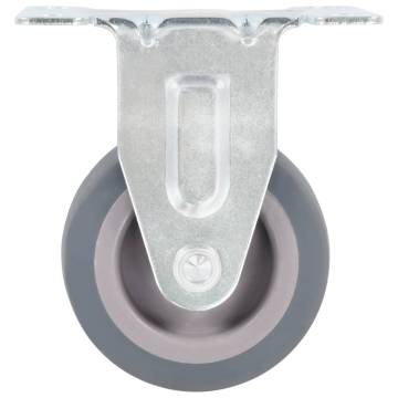 8 Pcs Fixed Casters 50 mm - Durable & Floor Protecting Wheels