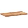 Floating Shelf 40x20x2 cm - Oil Finished Solid Wood Acacia