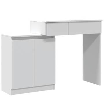 Dressing Table with LED - Stylish & Functional Vanity 115x37 cm