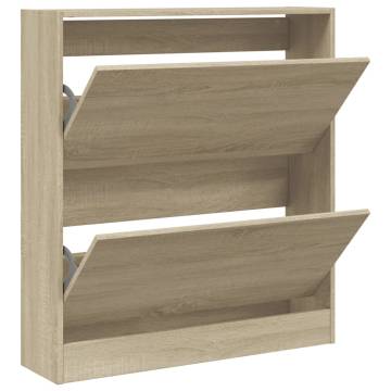 Shoe Cabinet Sonoma Oak - Space-Saving & Stylish | Hipomarket