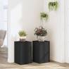  Plant Stands 2 pcs Black 30x30x50 cm Engineered wood Colour black Size 30 x 30 x 50 cm Quantity in Package 2 