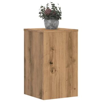 Artisian Oak Plant Stands - 2 pcs | Durable & Stylish