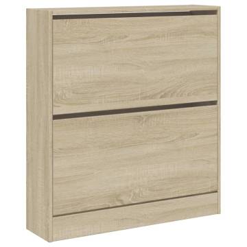 Shoe Cabinet Sonoma Oak - Space-Saving & Stylish | Hipomarket