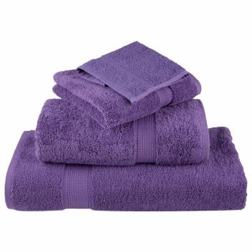 Premium Soap Towels SOLUND - 10 pcs Purple 30x30 cm