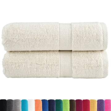 Premium Soap Towels SOLUND 2 pcs - Soft Cotton Cream 30x30 cm