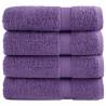  Premium Hand Towels SOLUND 4 pcs Purple 50x100 cm 600 gsm Colour purple Size 50 x 100 cm Quantity in Package 4 